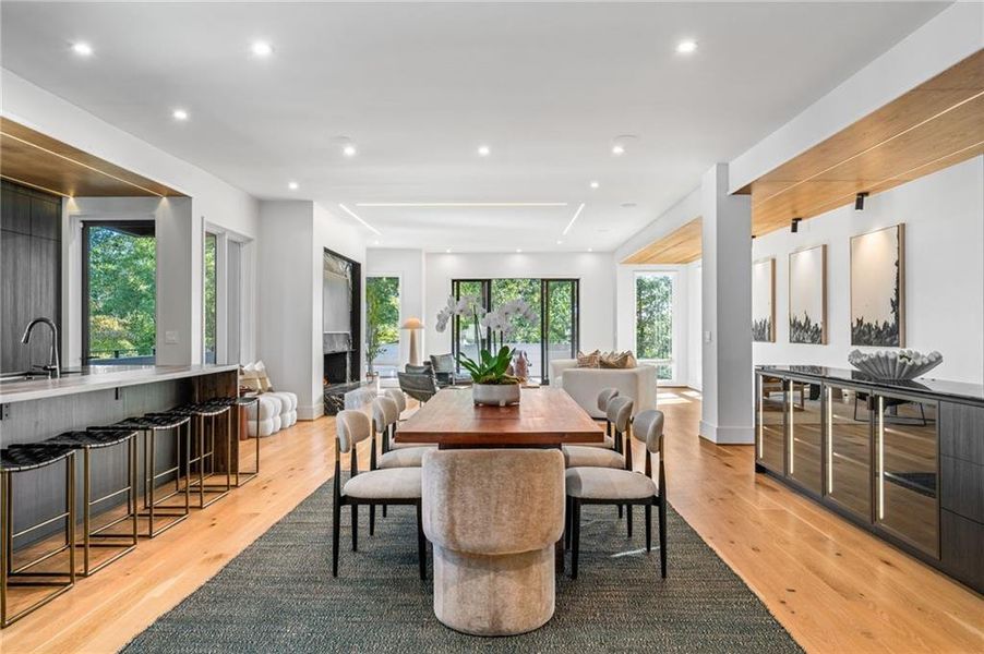 Furnished interior view inside a new home in , Atlanta (Image 16).