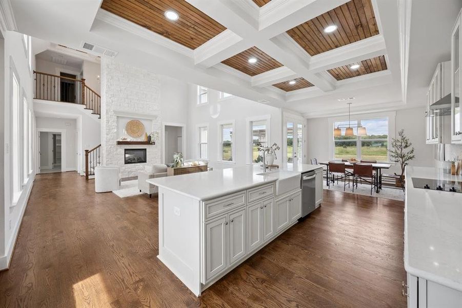 Furnished interior view inside a new home in , Wills Point (Image 4).