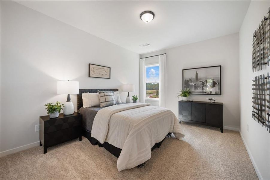 Furnished interior view inside a new home in Rosewood Lake Estates, Hoschton (Image 13).