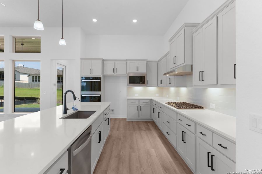 Furnished interior view inside a new home in Ranches at Creekside, Boerne (Image 10). Furnished interior view inside a new home in Ranches at Creekside, Boerne (Image 10).