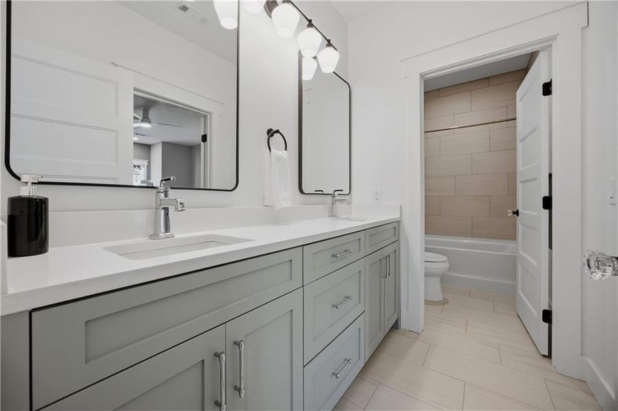 Furnished interior view inside a new home in , Sugar Hill (Image 16).