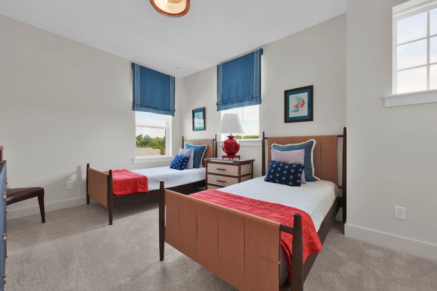 Representative furnished interior of a home built from the Scarlett by Riverside Homes in Mariposa at EverRange 50' Series, Jacksonville (Image 65).