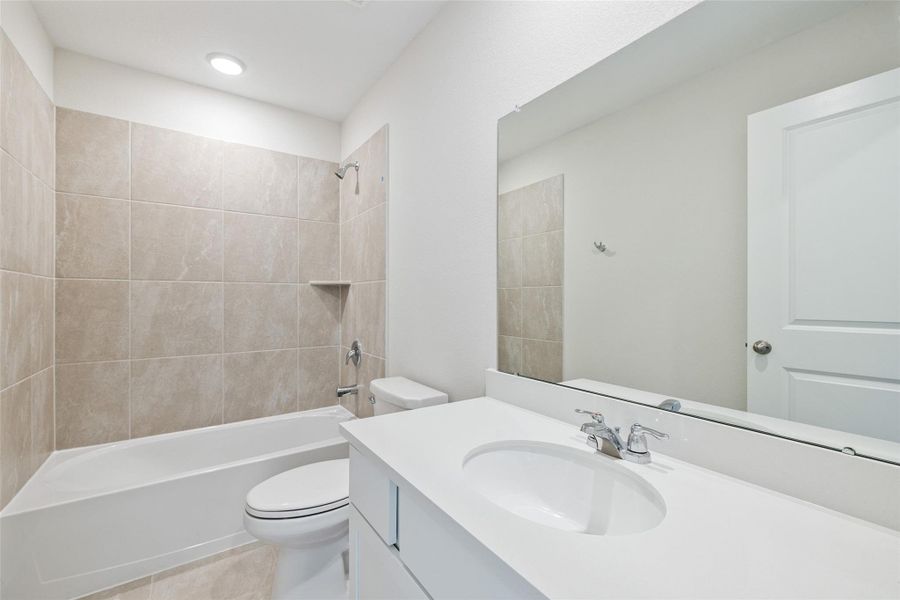 Furnished interior view inside a new home in Cielo, Conroe (Image 6). Furnished interior view inside a new home in Cielo, Conroe (Image 6).