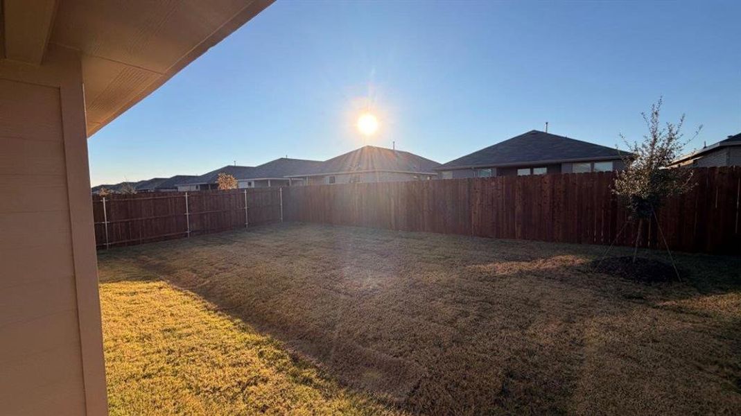 Yard- All Home and community information, including pricing, included features, terms, availability and amenities, are subject to change at any time without notice or obligation. All Drawings, pictures, photographs, video, square footages, floor plans, elevations, features, colors and sizes are approximate for illustration purposes only and will vary from the homes as built.