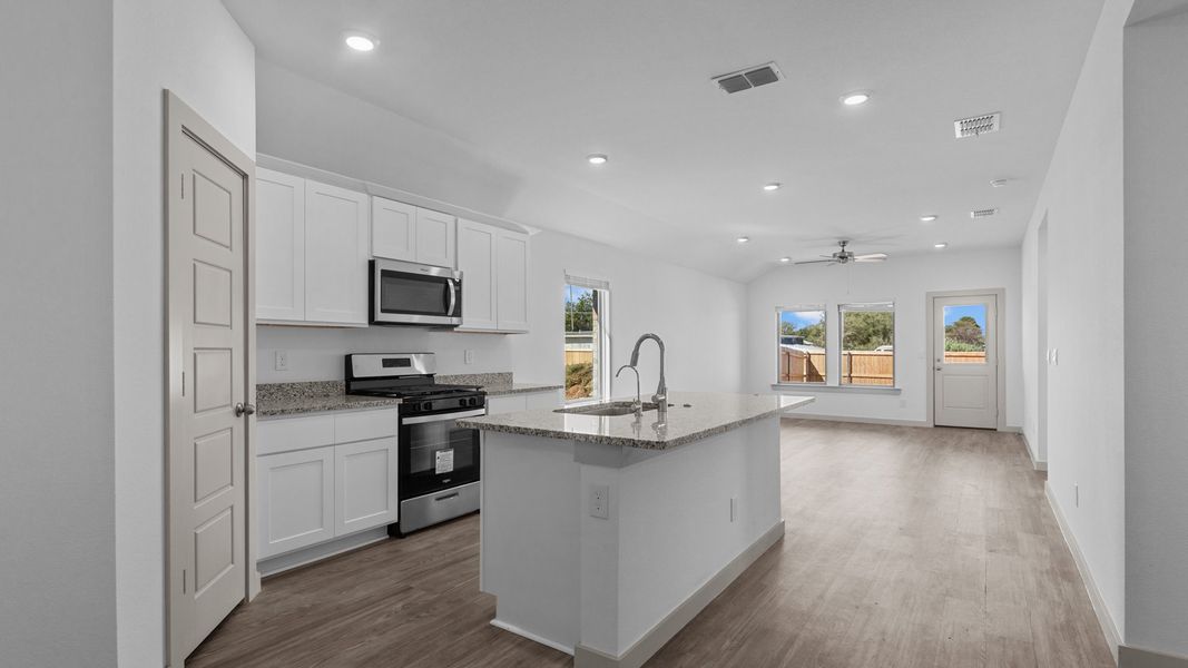 Representative furnished interior of a home built from the The Dalton by D.R. Horton in Overlook West, Wolfforth (Image 5). Representative furnished interior of a home built from the The Dalton by D.R. Horton in Overlook West, Wolfforth (Image 5).