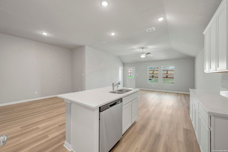 Furnished interior view inside a new home in Mesquite Ridge, San Antonio (Image 5).