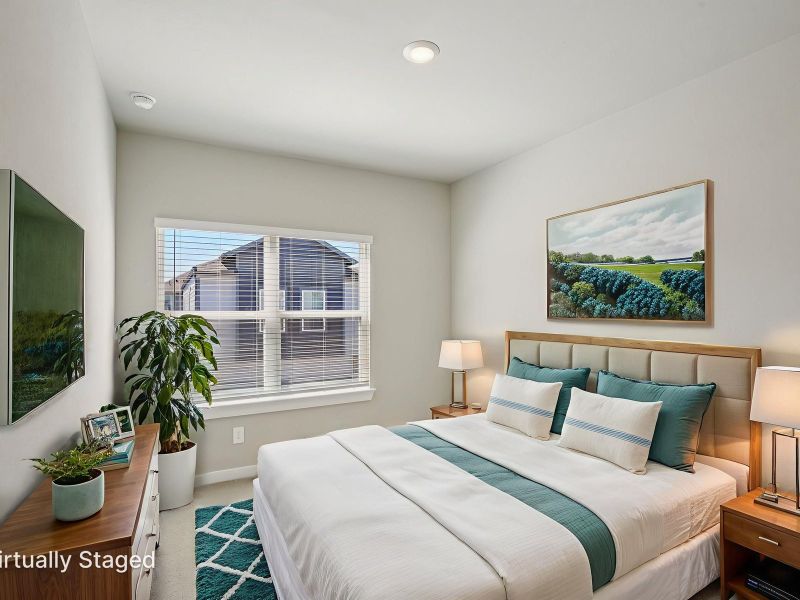 Furnished interior view inside a new home in Spring Brook Village - City Series, Houston (Image 6).