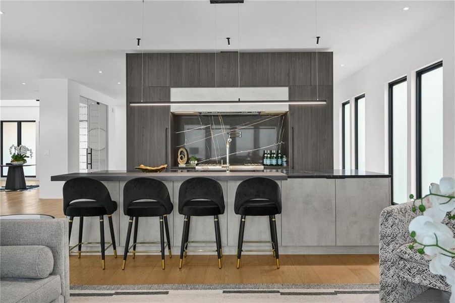 Furnished interior view inside a new home in , Atlanta (Image 53).