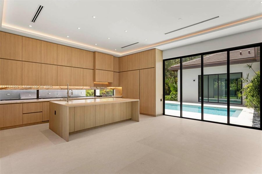 Furnished interior view inside a new home in , Miami (Image 6). Furnished interior view inside a new home in , Miami (Image 6).