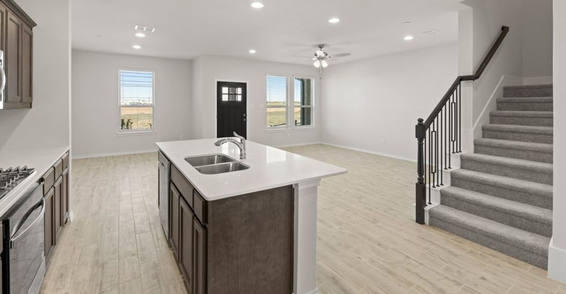 Representative exterior photo of a completed home built from the Whitney by Impression Homes in Creekshaw, Royse City, TX (Image 5). Representative exterior photo of a completed home built from the Whitney by Impression Homes in Creekshaw, Royse City, TX (Image 5).