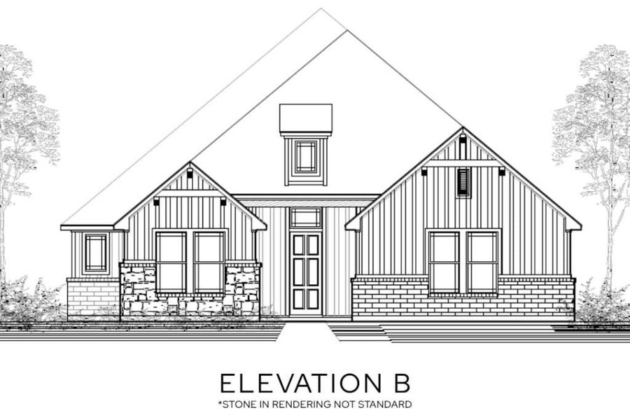 Representative rendering of the exterior for the The Stratford by Lillian Custom Homes (Image 4). Representative rendering of the exterior for the The Stratford by Lillian Custom Homes (Image 4).