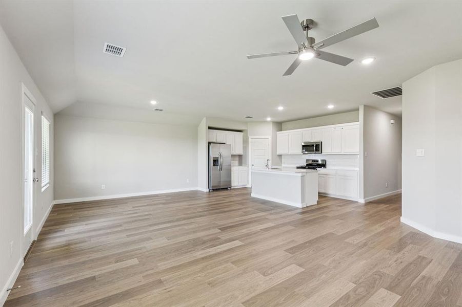 Open Floor Plan in the Harper home plan by Trophy Signature Homes – REPRESENTATIVE PHOTO