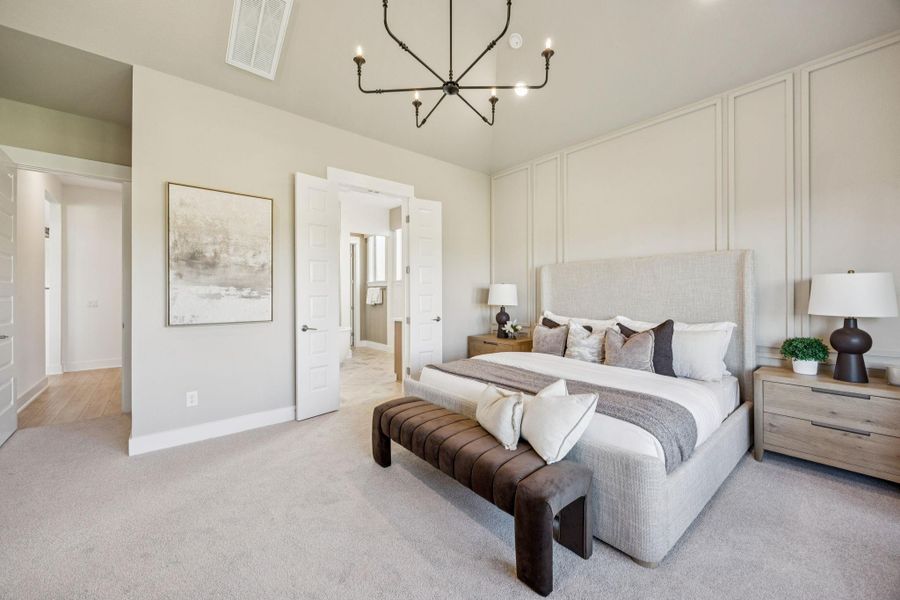 Furnished interior view inside a new home in Ryehill, Sugar Land (Image 23).