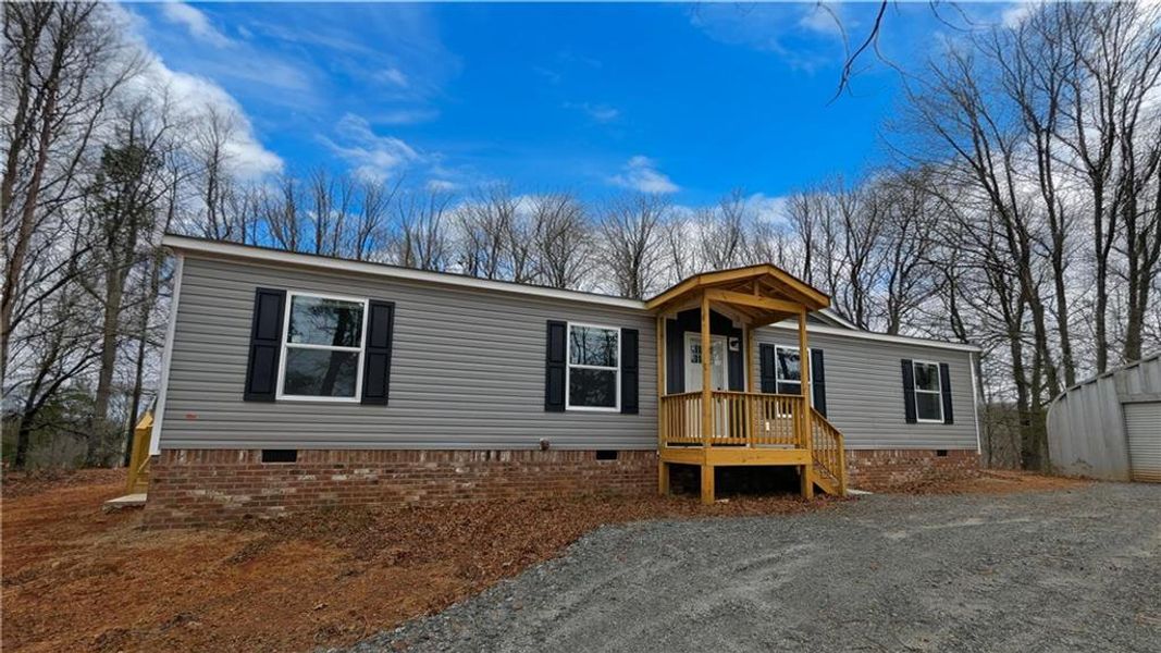 Exterior details and patio area of a home in , Dahlonega (Image 23). Exterior details and patio area of a home in , Dahlonega (Image 23).