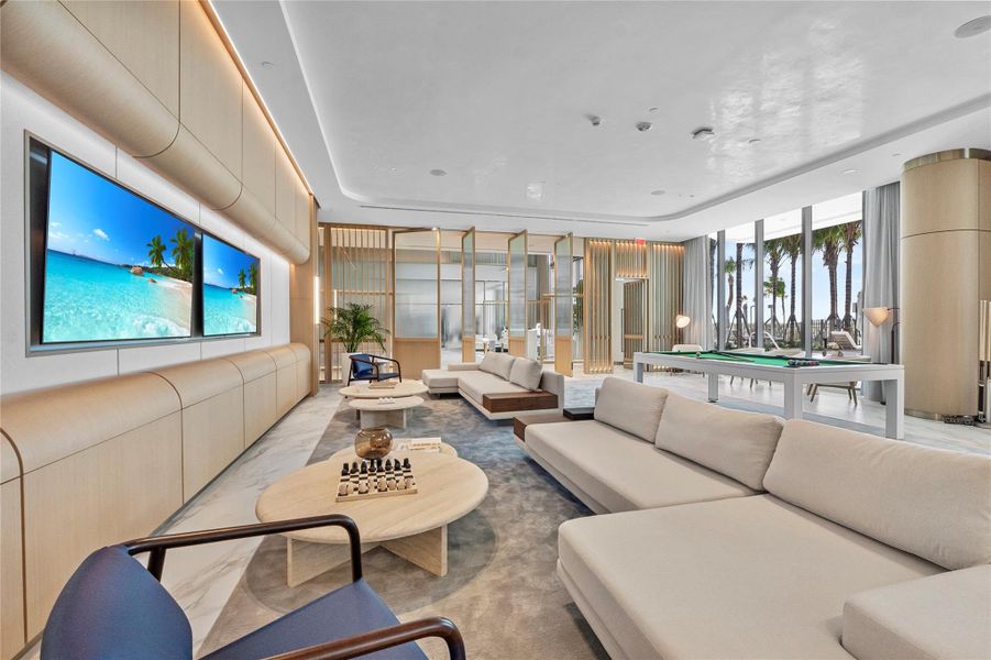 Furnished interior view inside a new home in , Pompano Beach (Image 12).