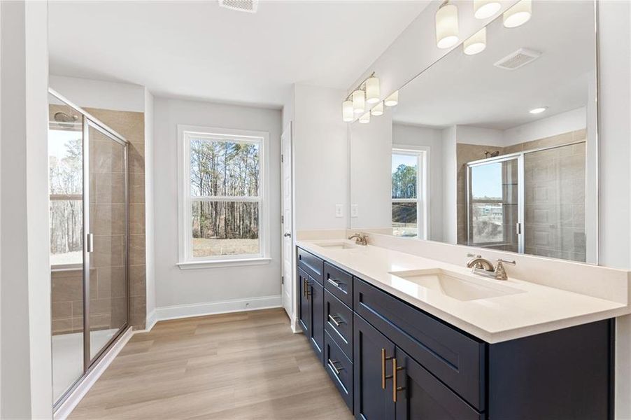 Furnished interior view inside a new home in Porter Reserve, Decatur (Image 7). Furnished interior view inside a new home in Porter Reserve, Decatur (Image 7).