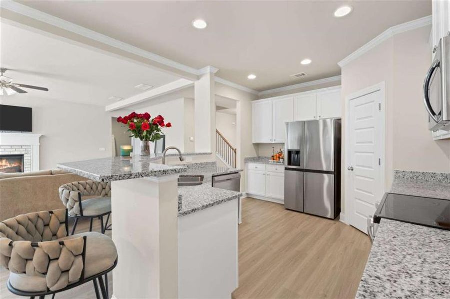 Furnished interior view inside a new home in , McDonough (Image 16).