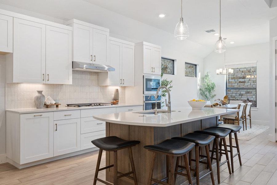 Furnished interior view inside a new home in Sweetwater, Austin (Image 4).