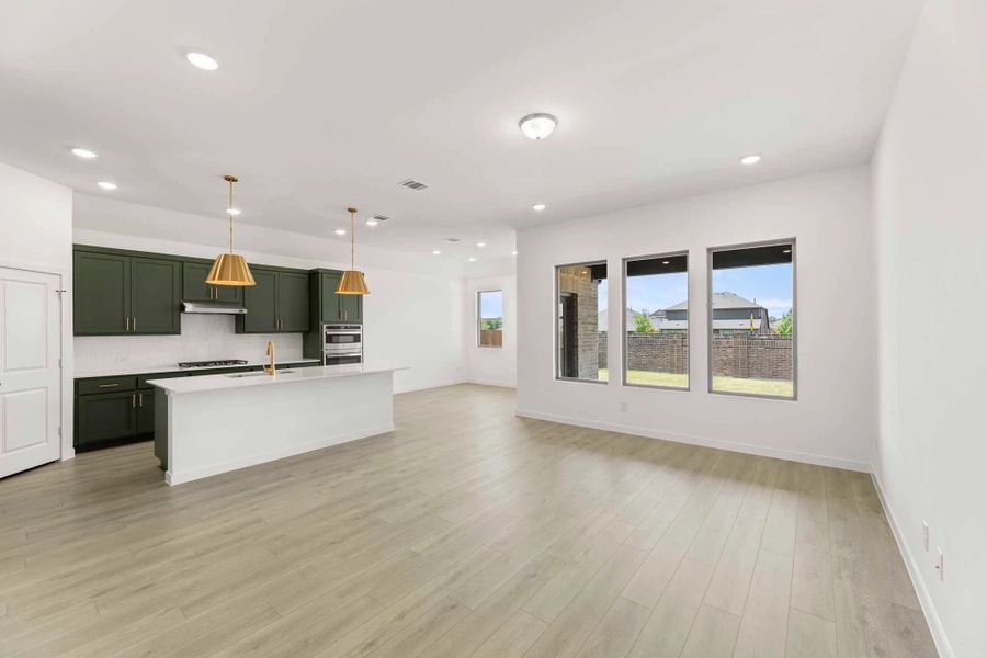 Open Kitchen-Living-Dining Room featuring the Luxe Collection Open Kitchen-Living-Dining Room featuring the Luxe Collection
