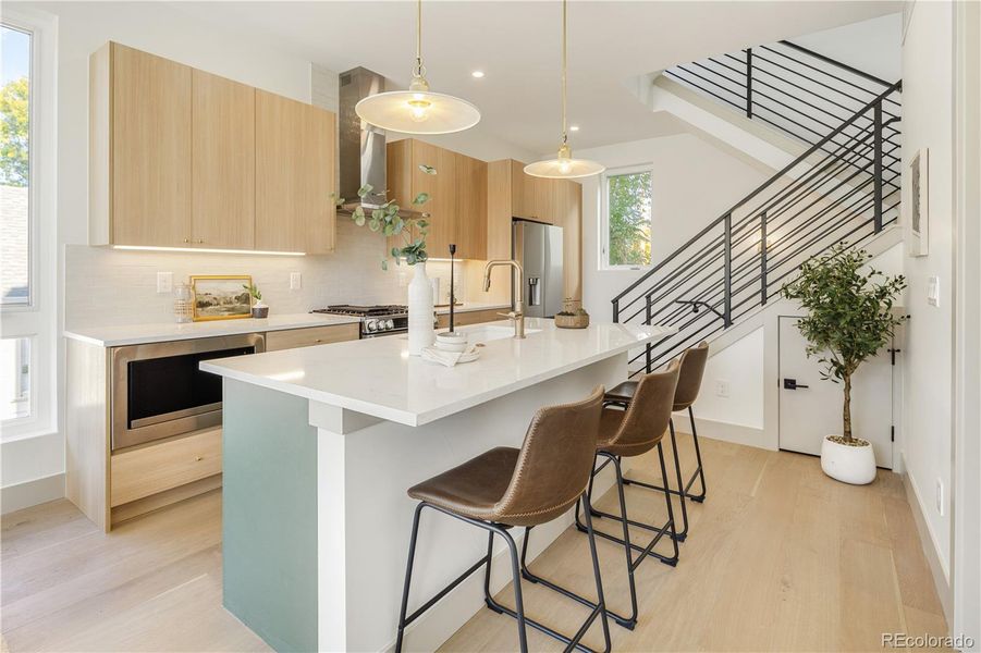 Furnished interior view inside a new home in , Denver (Image 4).