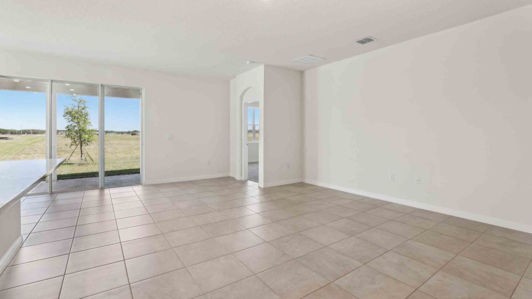 Representative unfurnished interior of a home built from the Laurel by D.R. Horton in Ocala Preserve, Ocala (Image 16).