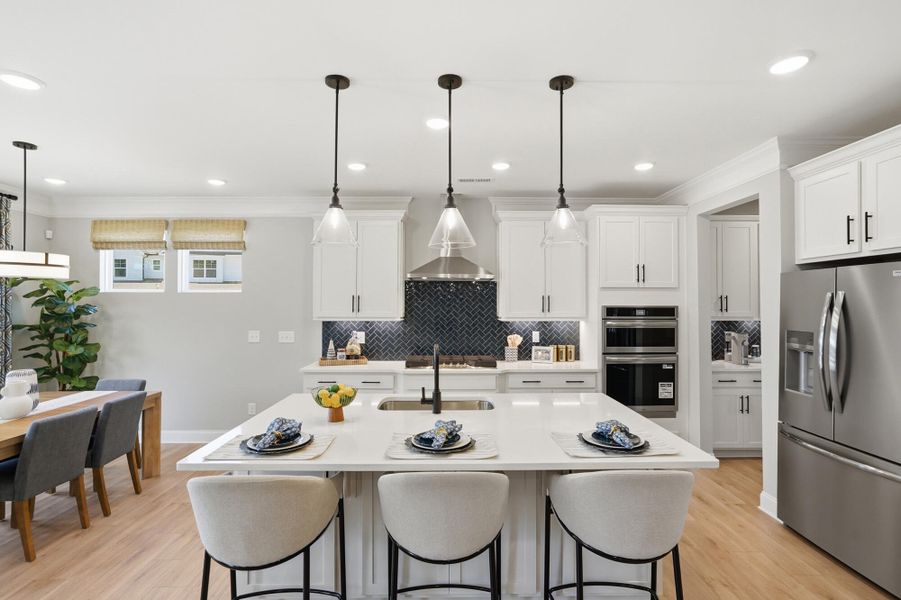 Furnished interior view inside a new home in Ashton Park, Monroe (Image 6).