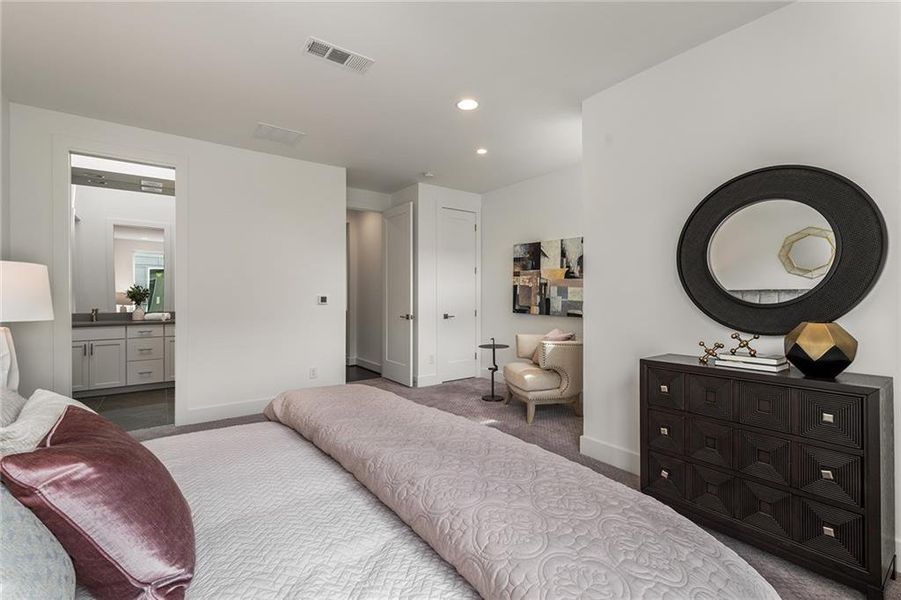 Furnished interior view inside a new home in , Atlanta (Image 12).