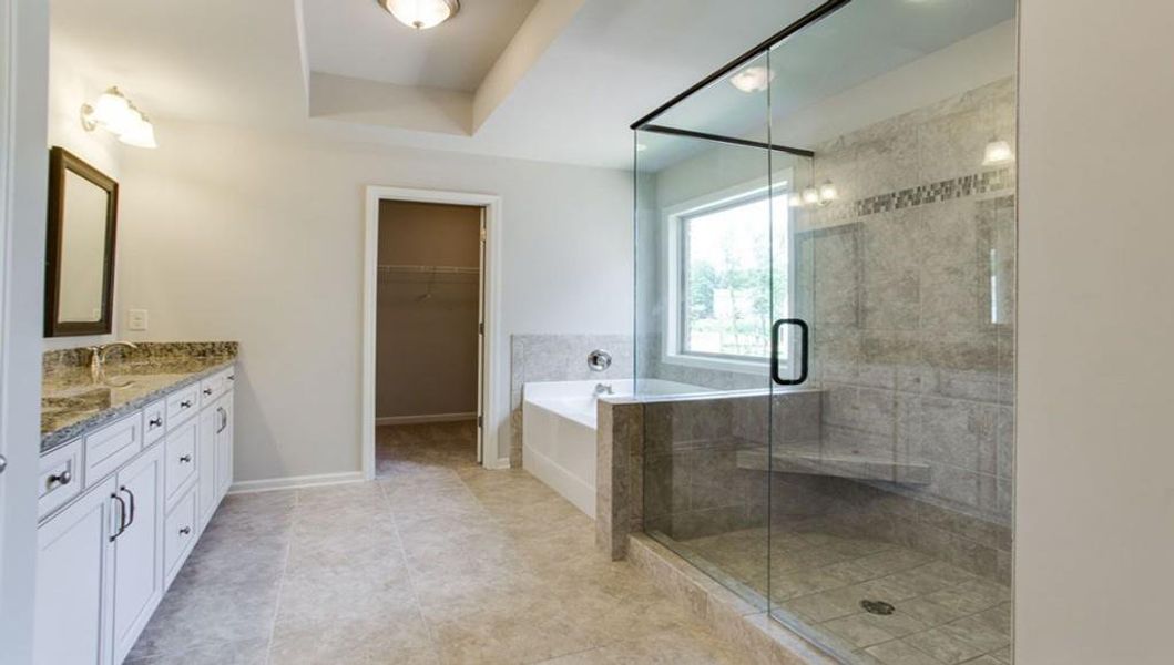 Furnished interior view inside a new home in Thalley Creek Estates, Cumming (Image 10). Furnished interior view inside a new home in Thalley Creek Estates, Cumming (Image 10).