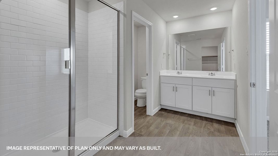 Spacious, unfurnished interior of a new home in Whisper South, San Marcos (Image 21).