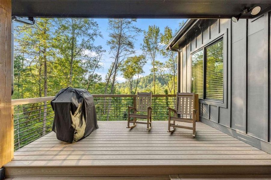 Exterior details and patio area of a home in , Ellijay (Image 19). Exterior details and patio area of a home in , Ellijay (Image 19).