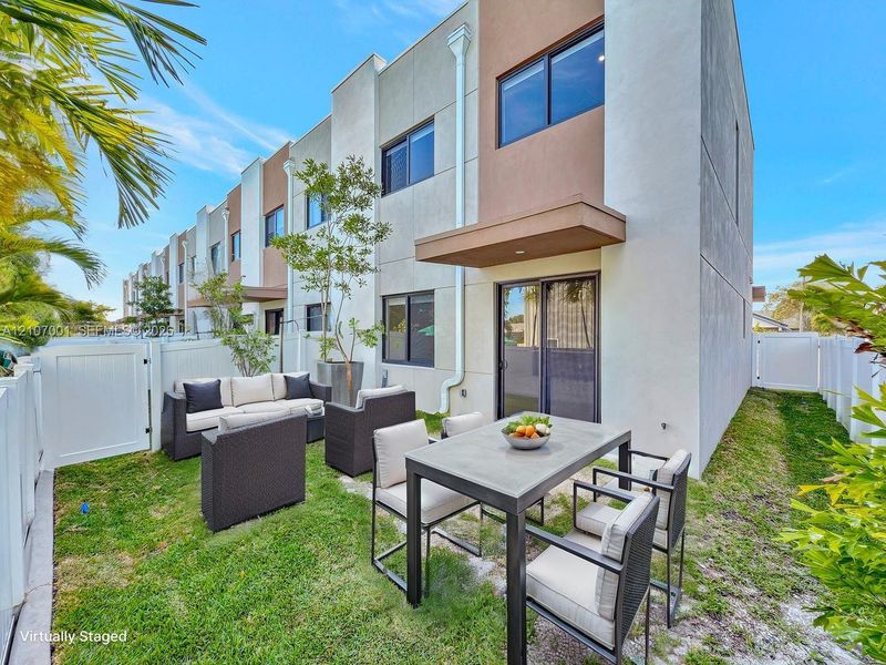 Exterior details and patio area of a home in , Oakland Park (Image 2). Exterior details and patio area of a home in , Oakland Park (Image 2).