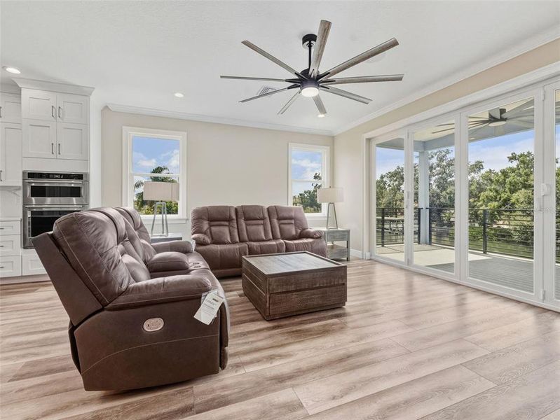 Furnished interior view inside a new home in , Tampa (Image 49). Furnished interior view inside a new home in , Tampa (Image 49).