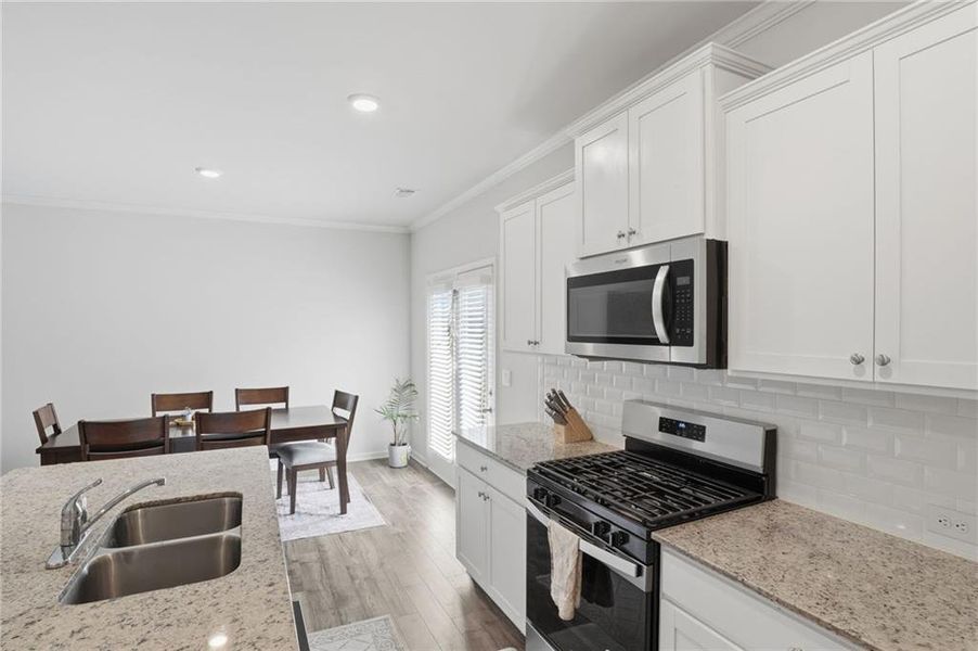 Furnished interior view inside a new home in , Buford (Image 13).