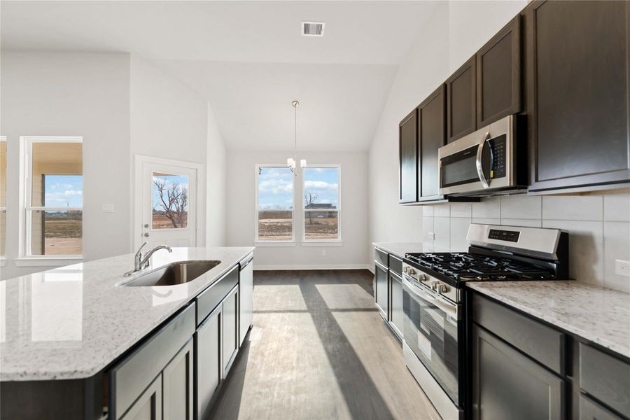 Furnished interior view inside a new home in Southfork Ranch, Sealy (Image 8).