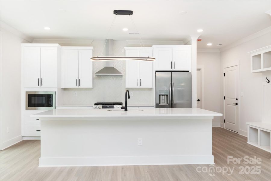 Furnished interior view inside a new home in , Hickory (Image 11).
