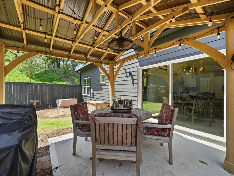 Exterior details and patio area of a home in , Waleska (Image 25). Exterior details and patio area of a home in , Waleska (Image 25).
