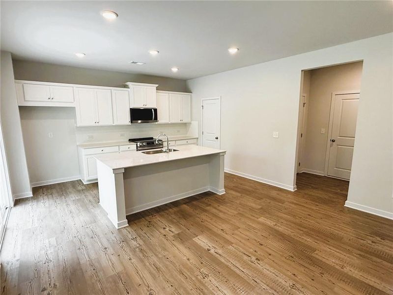 Furnished interior view inside a new home in Hawthorne Reserve, Dallas (Image 4).