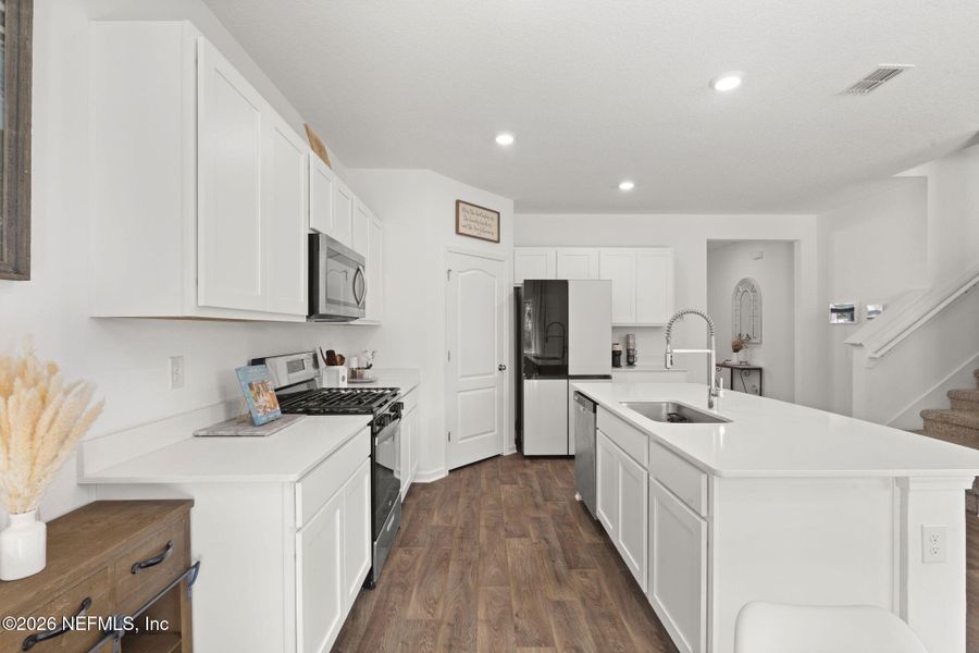 Furnished interior view inside a new home in Entrada, St. Augustine (Image 13). Furnished interior view inside a new home in Entrada, St. Augustine (Image 13).