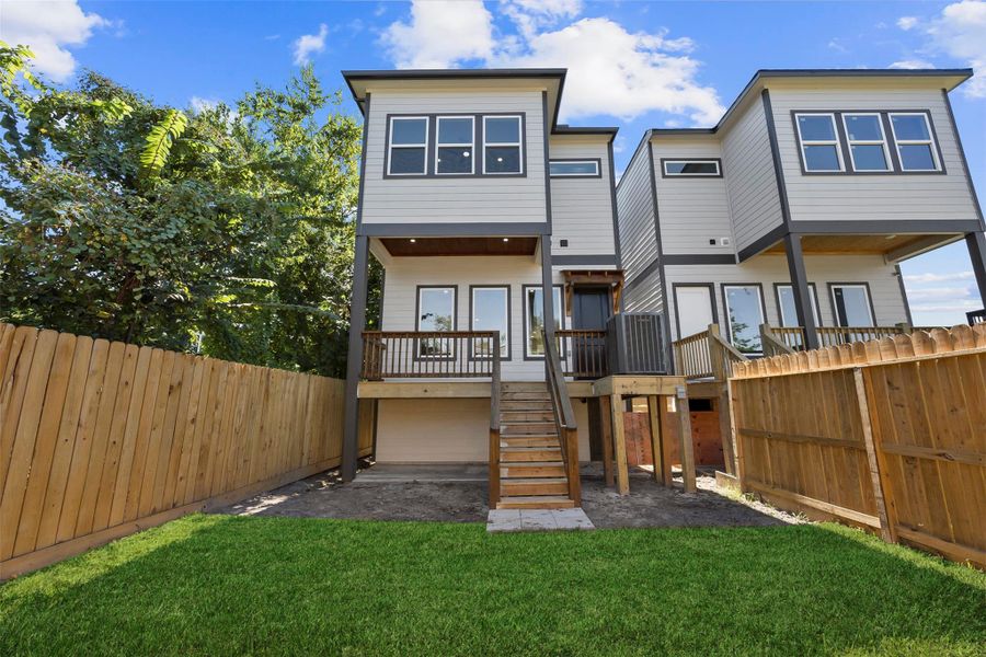 Exterior details and patio area of a home in , Houston (Image 21).