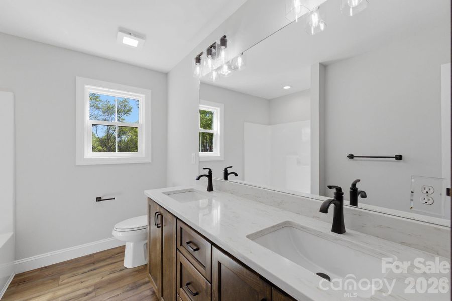 Seconday Bathroom- double vanities