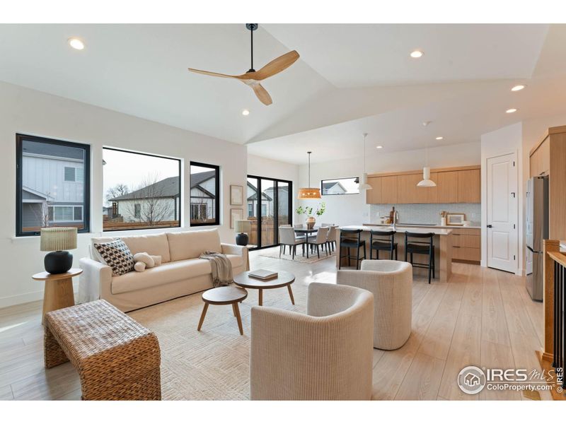 Furnished interior view inside a new home in Greenspire At Windsor Lake, Windsor (Image 3).