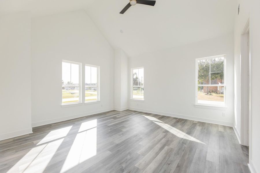 Spacious, unfurnished interior of a new home in , Cypress (Image 39).