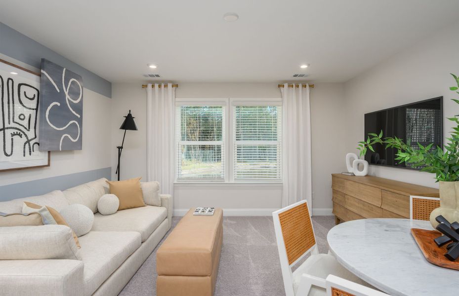 Furnished interior view inside a new home in Waterways, Richmond Hill (Image 3).