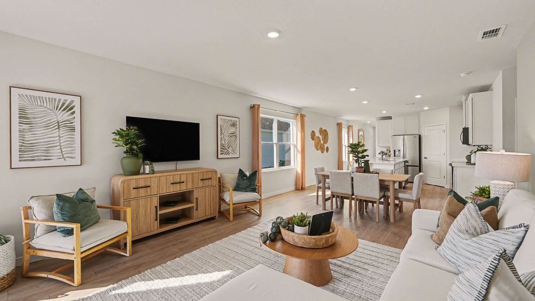 Representative furnished interior of a home built from the Harper by D.R. Horton in Venetian Grove, Vero Beach (Image 11).