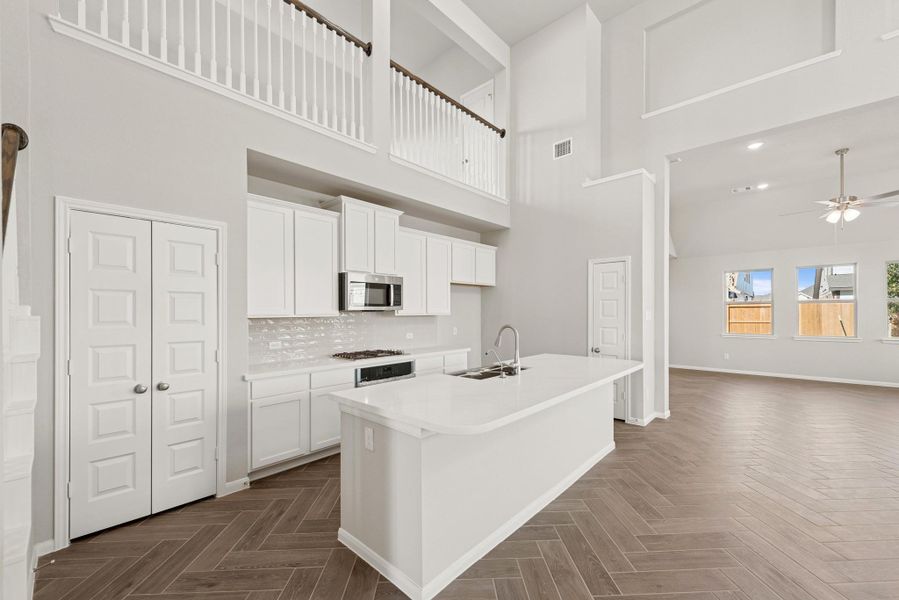 Lovely island kitchen