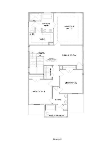Second Floor - Elevation C Second Floor - Elevation C