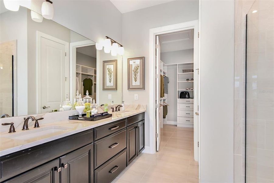 Furnished interior view inside a new home in Esplanade at Skye Ranch, Sarasota (Image 9).