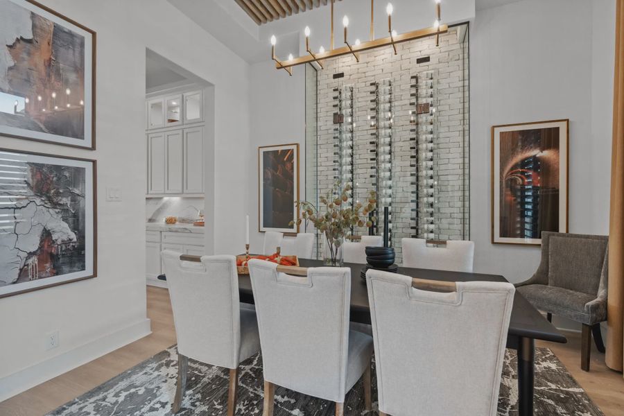 Representative furnished interior of a home built from the Savara by Chesmar Homes in Potranco Oaks 100's, Castroville (Image 5).