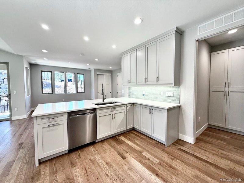 Furnished interior view inside a new home in , Colorado Springs (Image 9). Furnished interior view inside a new home in , Colorado Springs (Image 9).