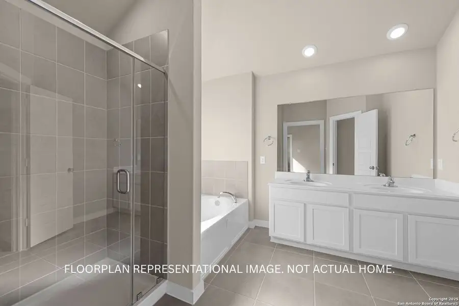 Furnished interior view inside a new home in Greenspoint Heights, Seguin (Image 6).